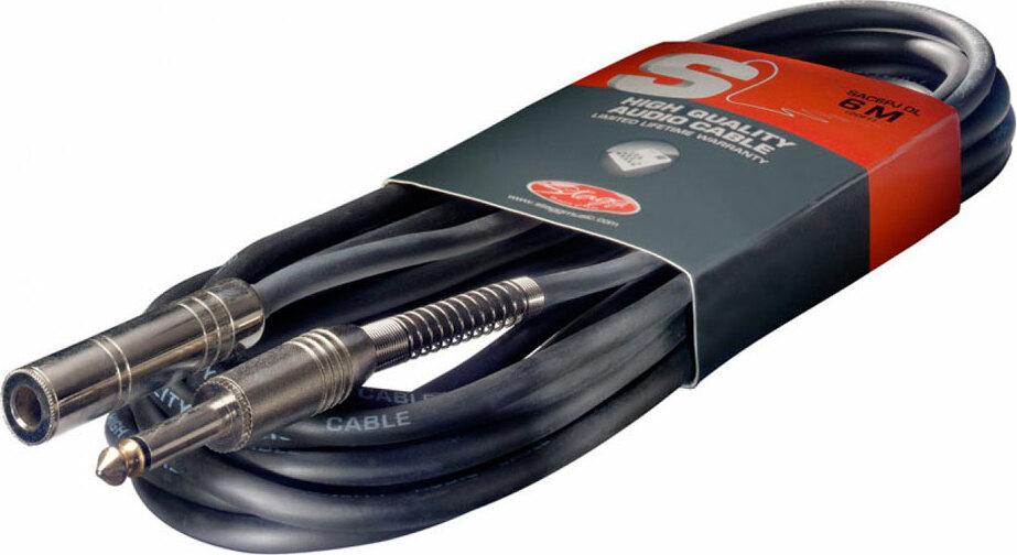 Stagg Sac6pjdl Rallonge Mono Cable 6m Jack 6.35 - - Kabel - Main picture