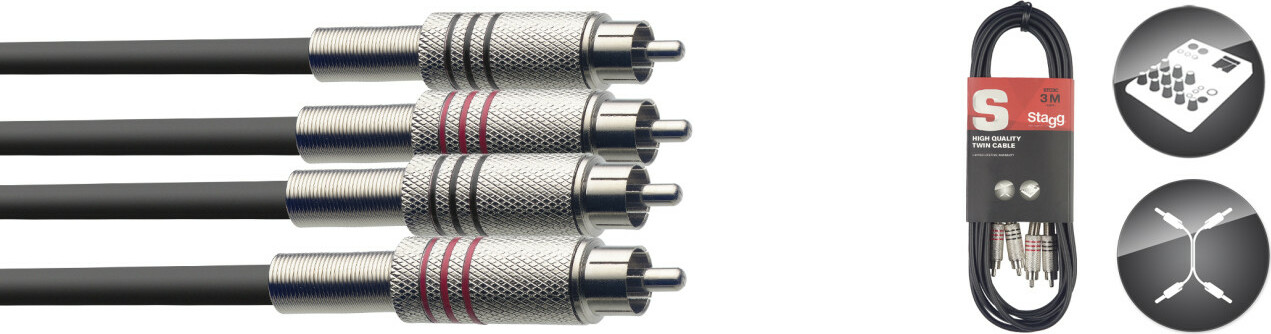 Stagg Stc6c 2rca Vers 2rca 6m - Kabel - Main picture