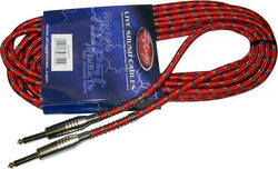 Kabel Stagg SGC6VT Tweed Red jack/jack - 6m