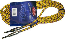Kabel Stagg SGC6VT Tweed Yellow Jack/Jack - 6m