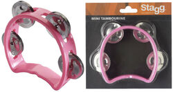 Schlagzeug schütteln Stagg Mini Tambourine Pink