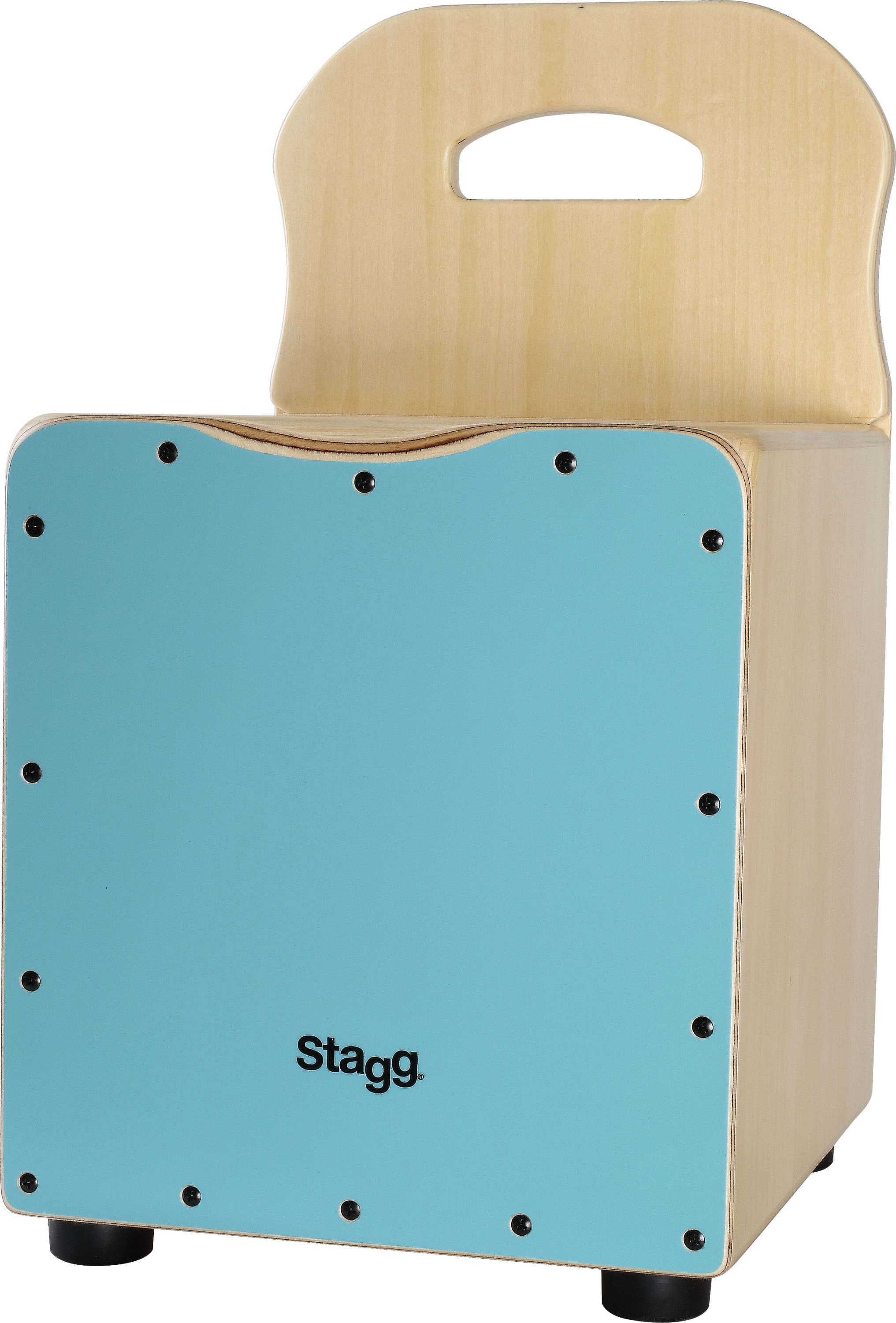 Stagg Easygo Cajon Enfant Bleu - Schlagzeug schlagen - Variation 1