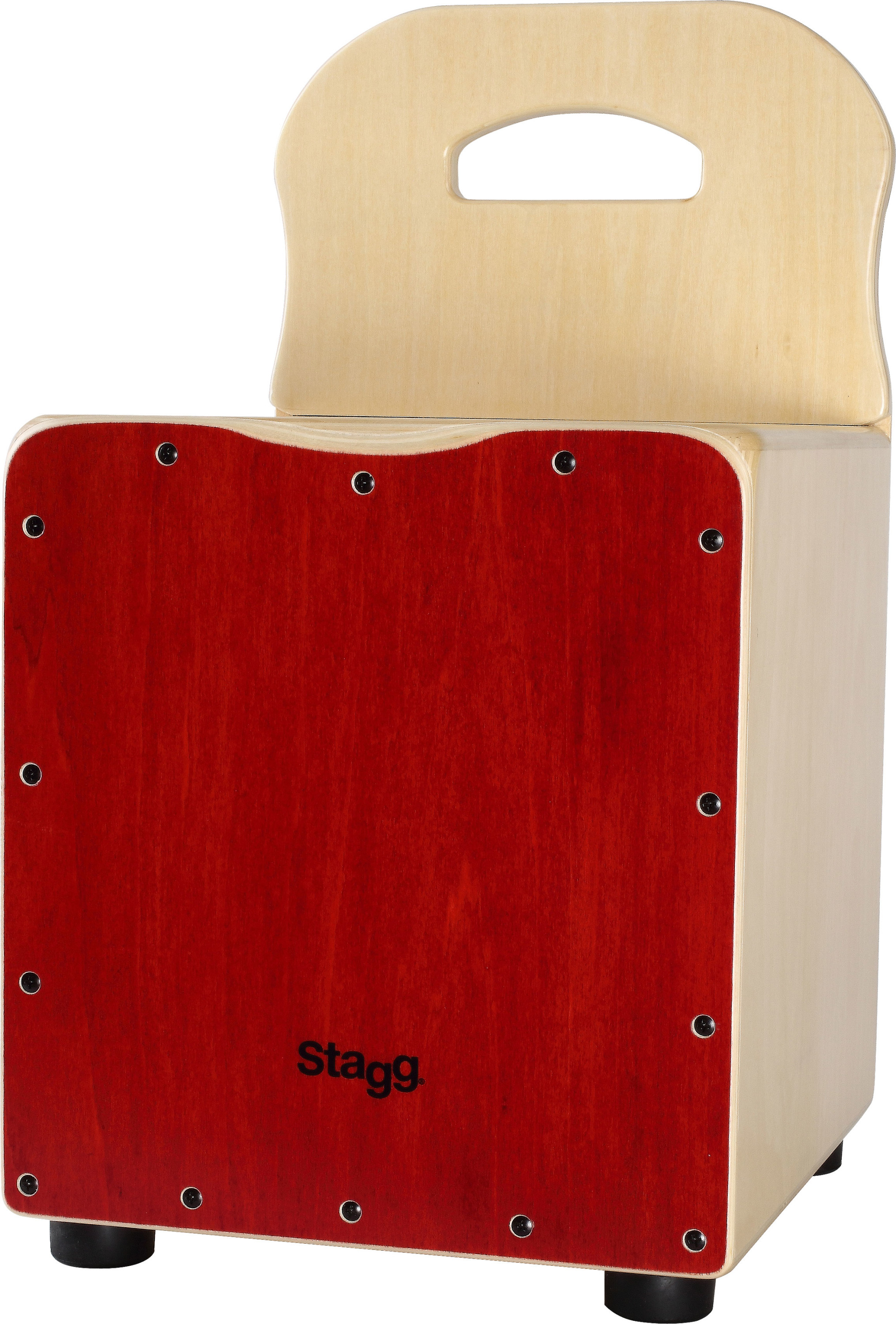 Stagg Easygo Cajon Enfant Rouge - Schlagzeug schlagen - Variation 1