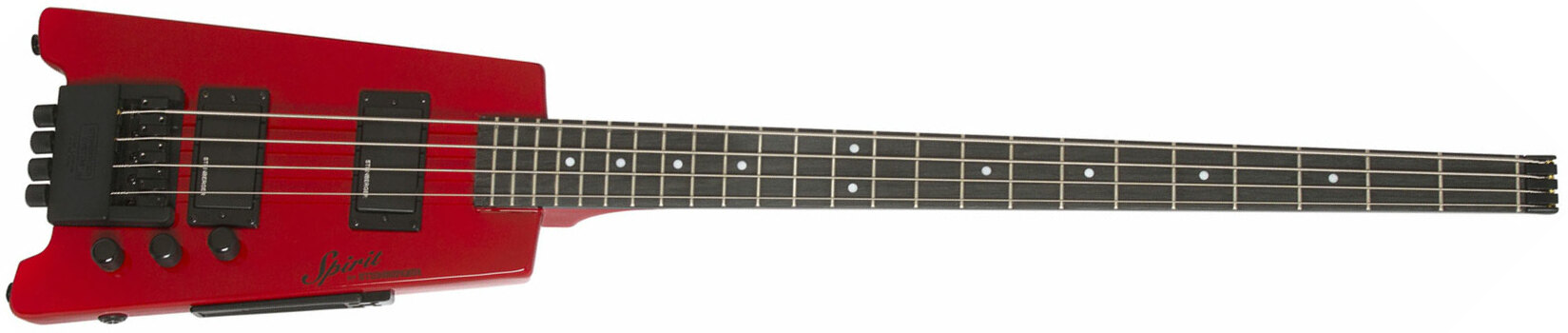 Steinberger Xt-2 Standard Bass Rw +housse - Hot Rod Red - E-Reisebass - Main picture