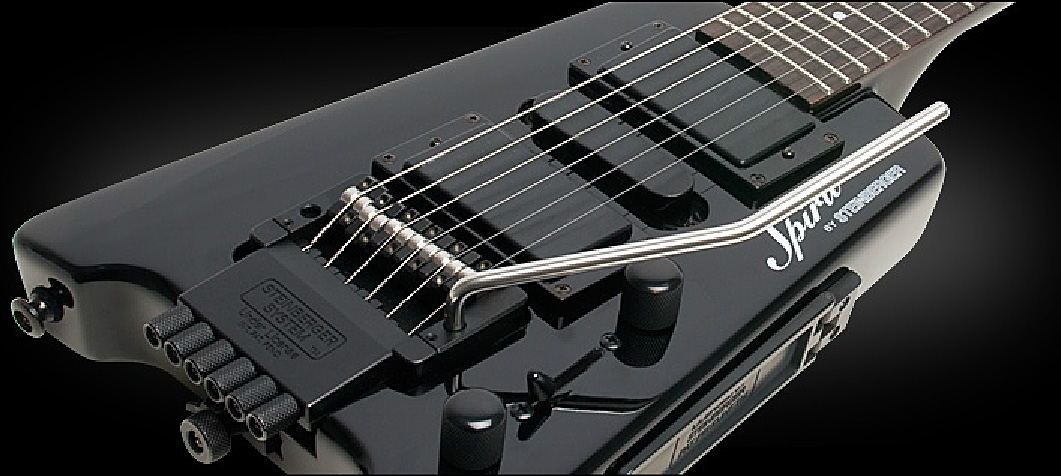 Steinberger Gt-pro Deluxe Outfit Lh Gaucher Hsh Trem Rw +housse - Black - E-Gitarre für Linkshänder - Variation 1