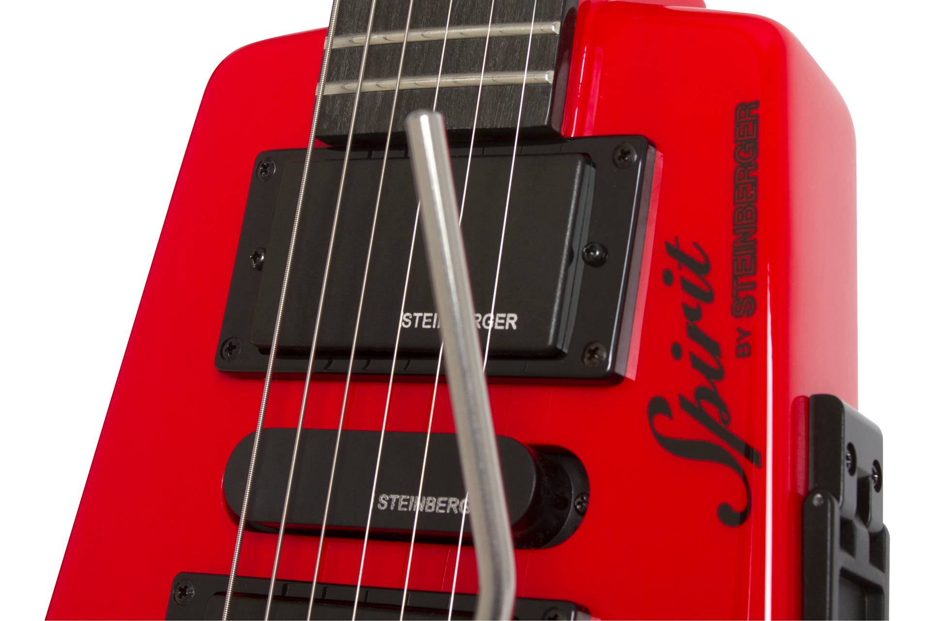 Steinberger Gt-pro Deluxe Outfit Hsh Trem Rw +housse - Hot Rod Red - Elektrische Reisegitarre - Variation 1