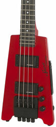 E-reisebass Steinberger XT-2 Standard Bass +Bag - Hot rod red