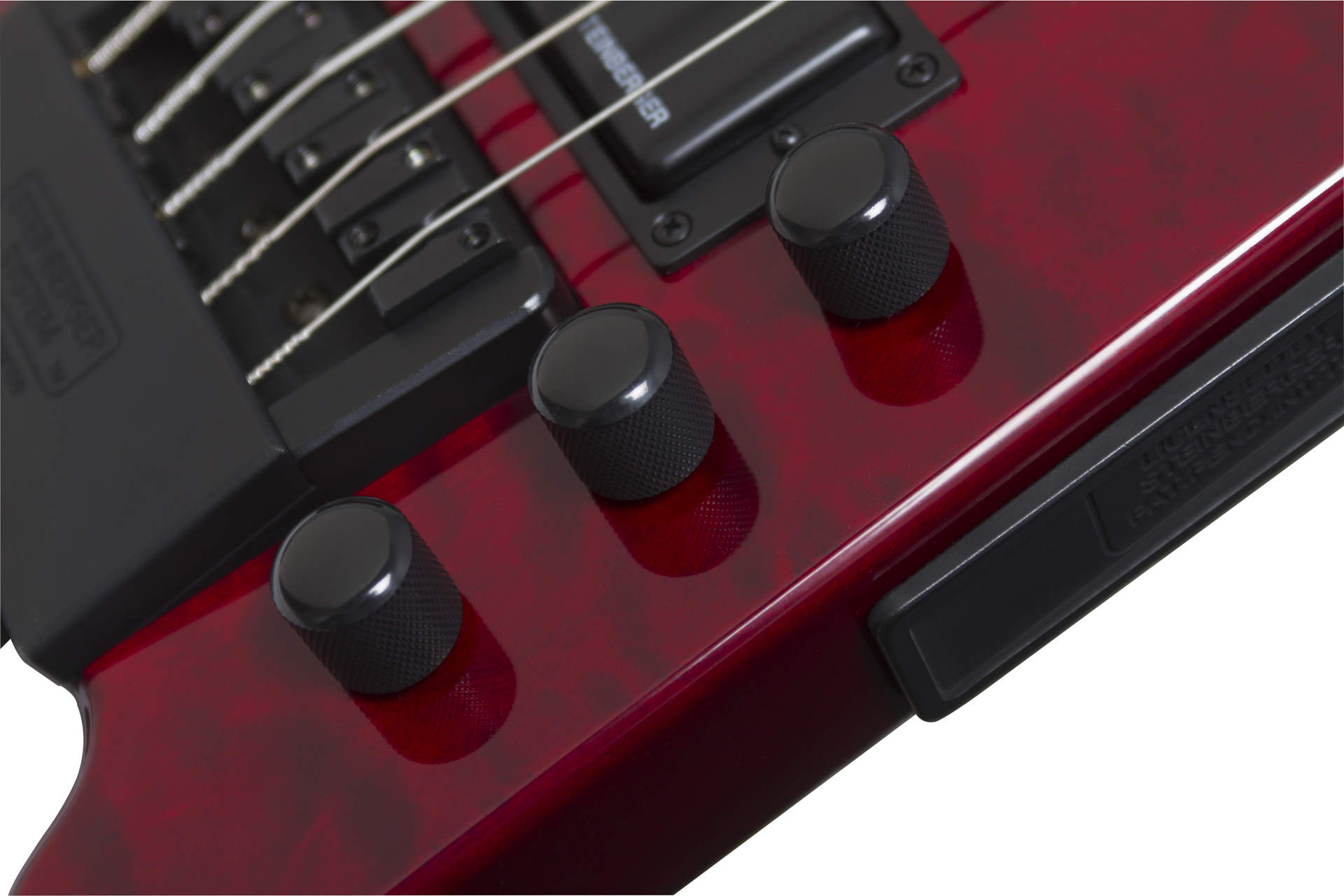 Steinberger Xt-25 Quilt Top Standard Bass Outfit Hh Rw +housse - Wine Red - E-Reisebass - Variation 1