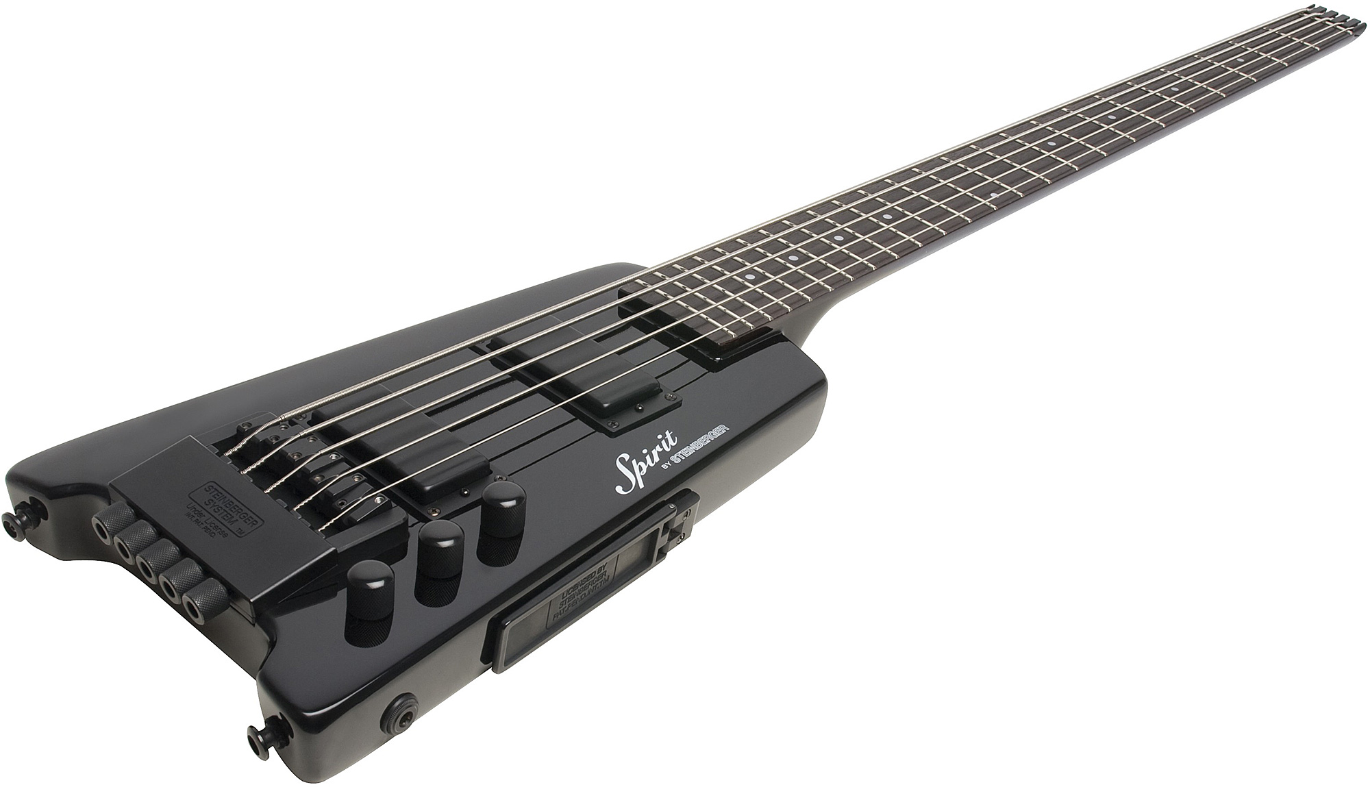 Steinberger Xt-25 Standard Bass Outfit 5c Rw +housse - Black - E-Reisebass - Variation 2