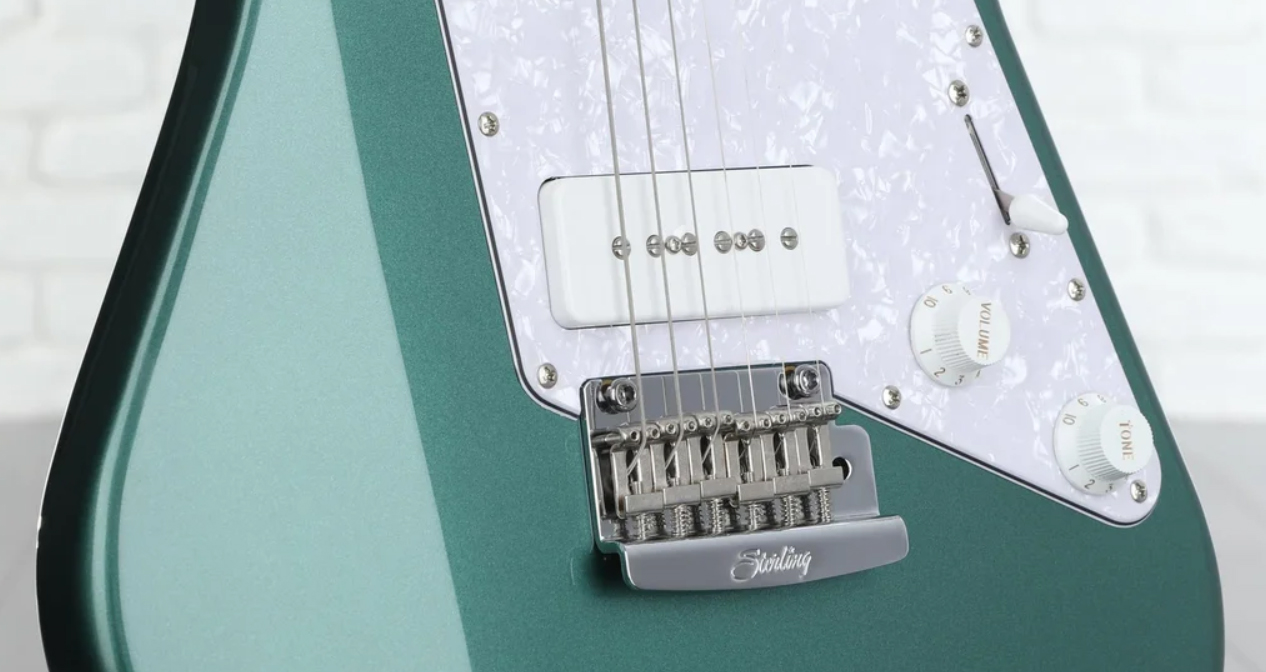 Sterling By Musicman Albert Lee P90 Al40p Signature 2p90 Trem Rw - Sherwood Green - Signature-E-Gitarre - Variation 2