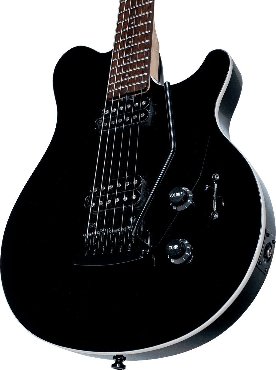 Sterling By Musicman Axis Ax3s Hh Trem Jat - Black - Single-Cut-E-Gitarre - Variation 4