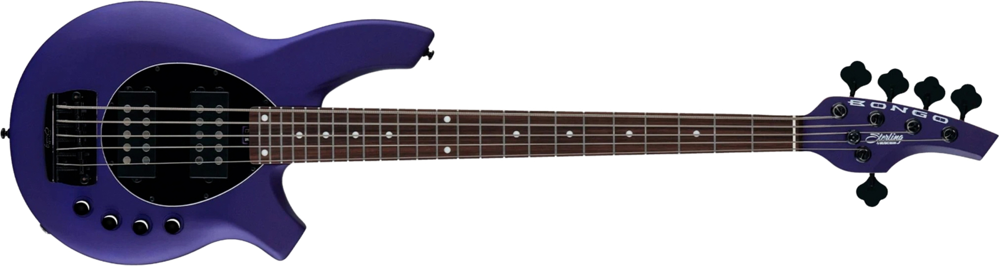 Sterling By Musicman Bongo 5c Active Rw - Firemist Purple Satin - Solidbody E-bass - Main picture