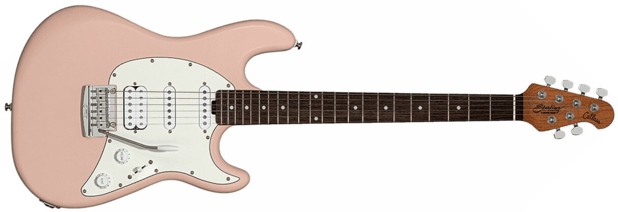 Sterling By Musicman Cutlass Ct50hss Trem Rw - Pueblo Pink Satin - E-Gitarre in Str-Form - Main picture