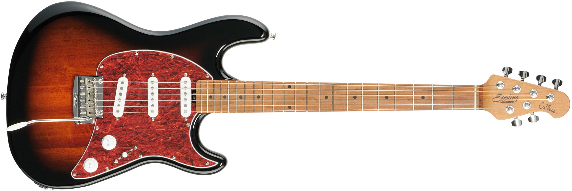 Sterling By Musicman Cutlass Ct50sss 3s Trem Mn - Vintage Sunburst - E-Gitarre in Str-Form - Main picture
