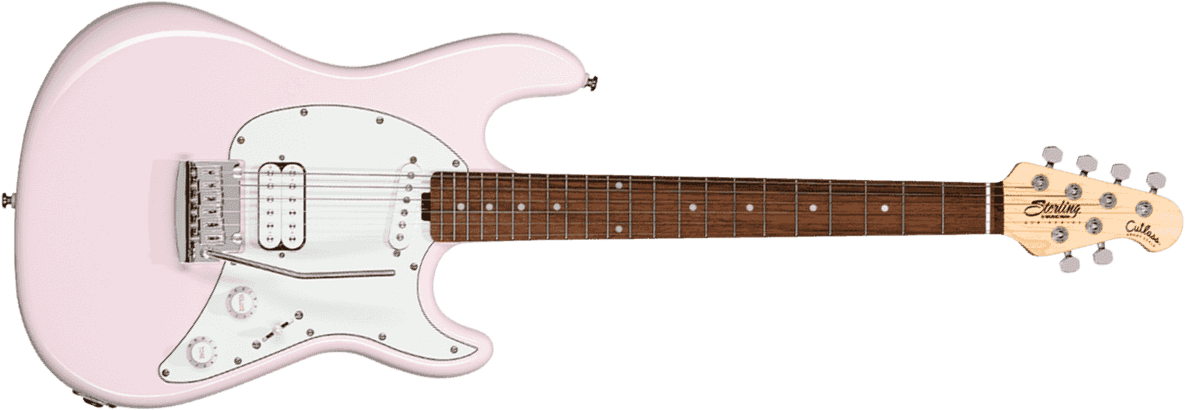 Sterling By Musicman Cutlass Shortscale Ctss30hs Hs Trem Rw - Shell Pink - E-Gitarre in Str-Form - Main picture