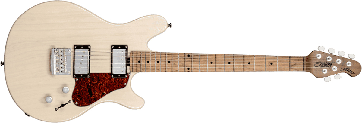 Sterling By Musicman James Valentine Jv60 Hs Ht Mn - Trans Buttermilk - Signature-E-Gitarre - Main picture