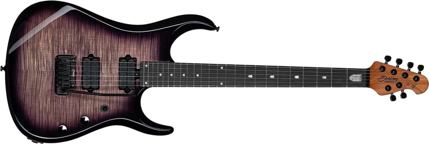 Sterling By Musicman John Petrucci Jp150dfm Dimarzio Signature 2h Trem Eb - Eminence Purple - Signature-E-Gitarre - Main picture