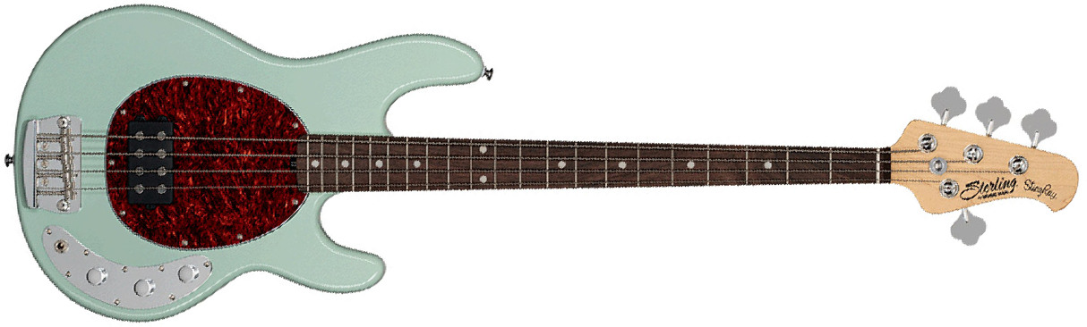 Sterling By Musicman Stingray Classic Ray24ca Active Rw - Mint Green - Solidbody E-bass - Main picture