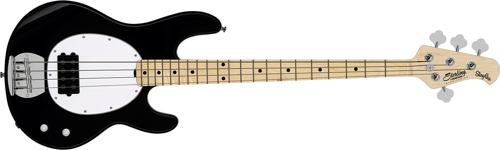 Sterling By Musicman Stingray Ray2 Intro 1h Mn - Black - Solidbody E-bass - Main picture
