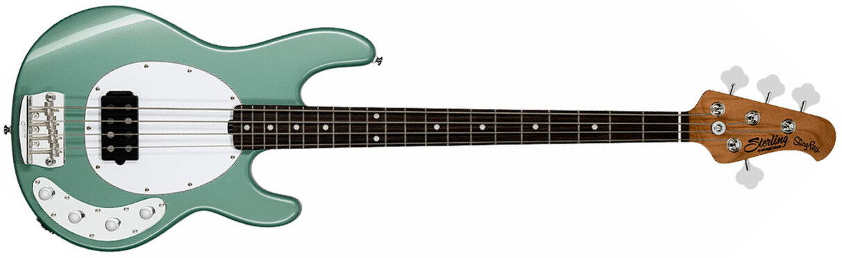 Sterling By Musicman Stingray Ray34 1h Active Rw - Dorado Green - Solidbody E-bass - Main picture