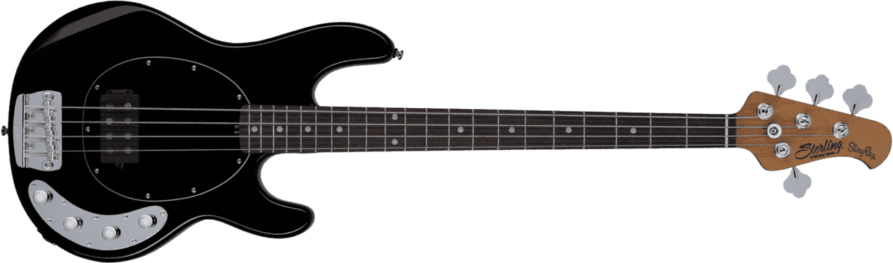 Sterling By Musicman Stingray Ray34 H Active Rw - Black - Solidbody E-bass - Main picture