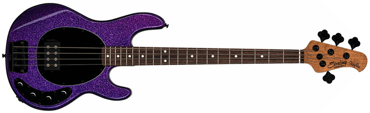 Sterling By Musicman Stingray Ray34 H Active Rw - Purple Sparkle - Solidbody E-bass - Main picture