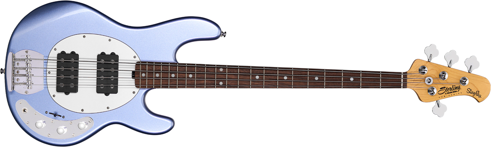 Sterling By Musicman Stingray Ray4hh Active Jat - Lake Blue Metallic - Solidbody E-bass - Main picture