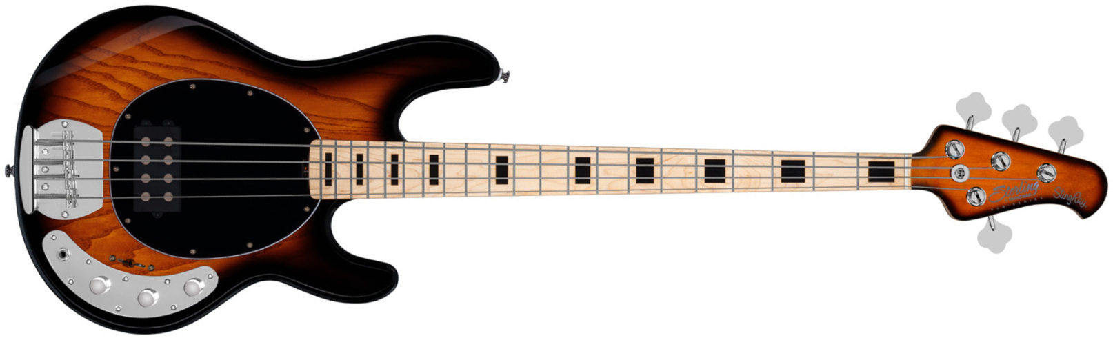 Sterling By Musicman Stingray4 Sub Series 1h Mn - Vintage Sunburst - Solidbody E-bass - Main picture