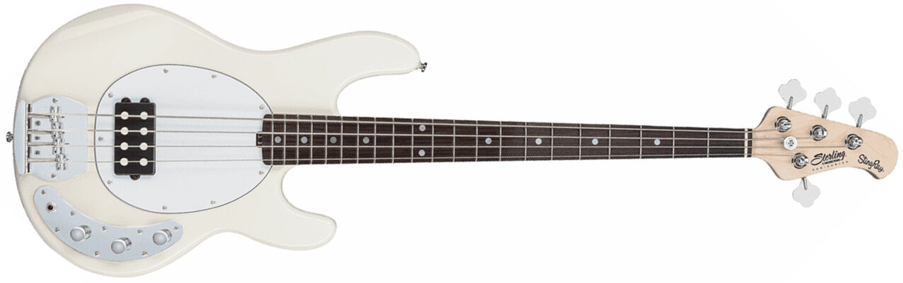 Sterling By Musicman Sub Ray4 Active Jat - Vintage Cream - Solidbody E-bass - Main picture