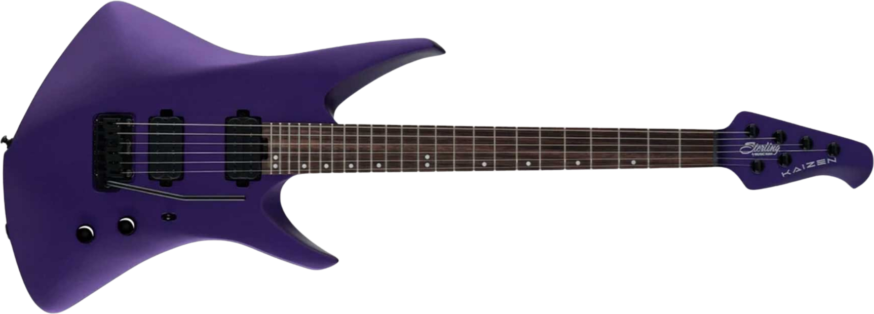 Sterling By Musicman Tosin Abasi Kaizen 6c Signature Multiscale 2h Trem Rw - Firemist Purple Satin - Signature-E-Gitarre - Main picture