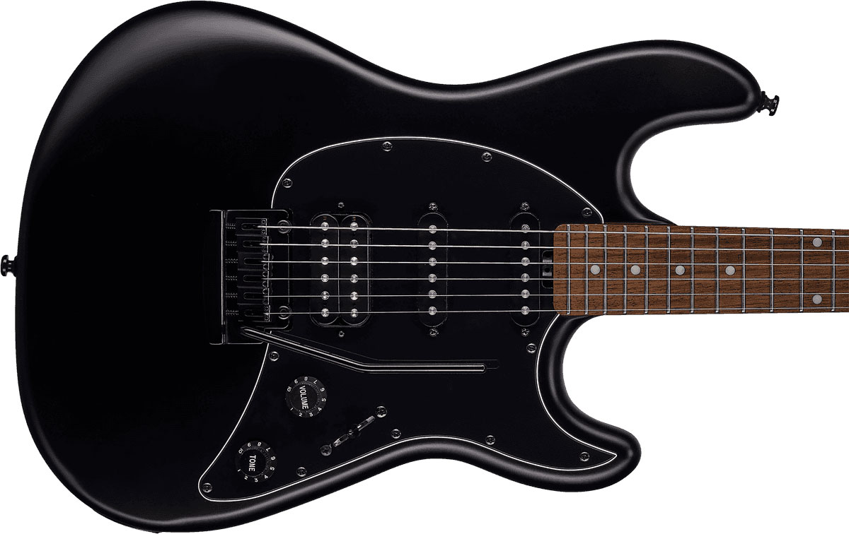 Sterling By Musicman Cutlass Ct30 Hss Trem Lau - Stealth Black - E-Gitarre in Str-Form - Variation 2