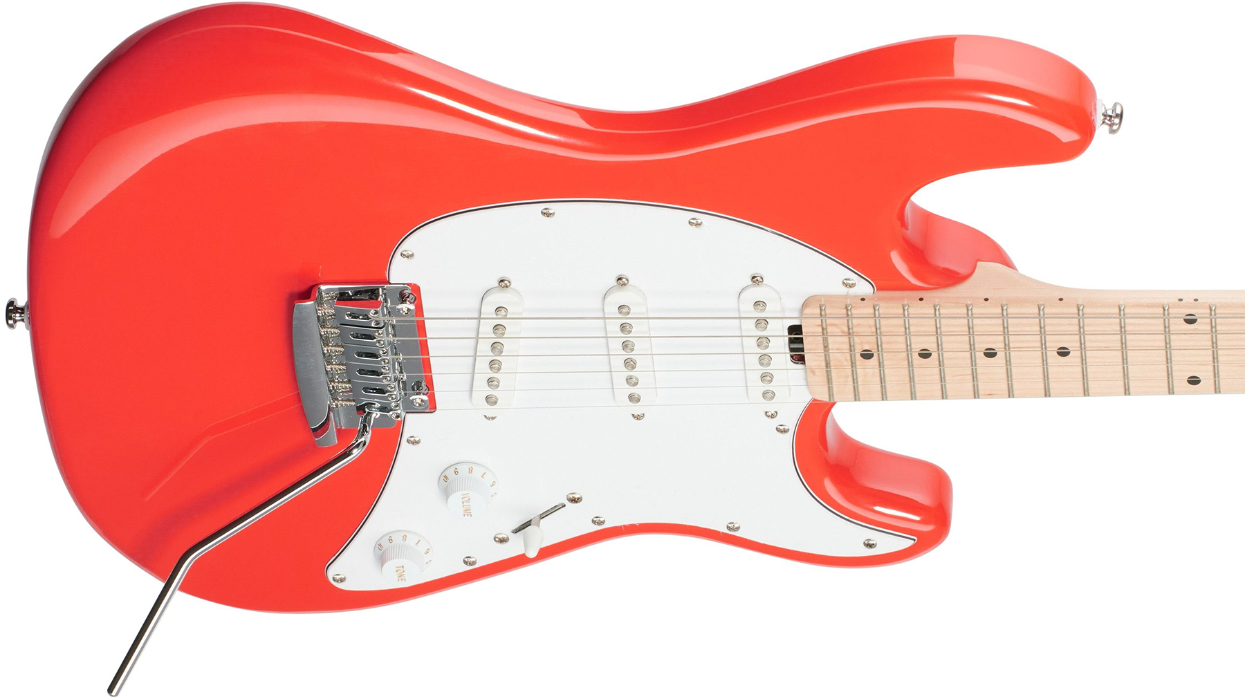 Sterling By Musicman Cutlass Ct30sss 3s Trem Mn - Fiesta Red - E-Gitarre in Str-Form - Variation 2