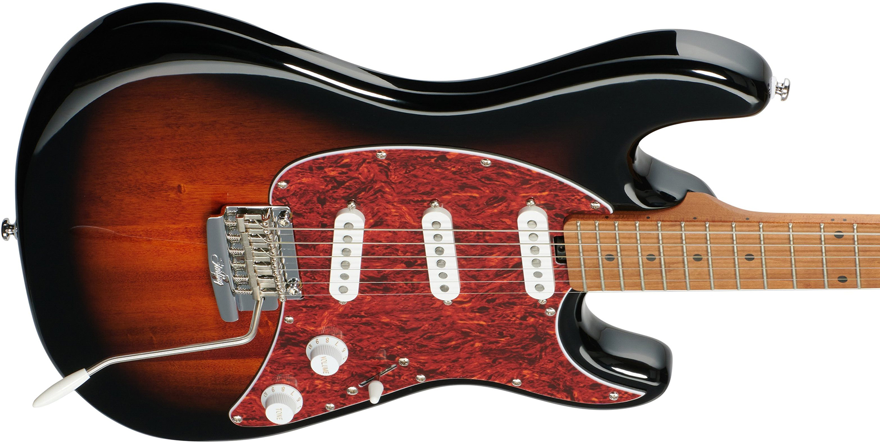 Sterling By Musicman Cutlass Ct50sss 3s Trem Mn - Vintage Sunburst - E-Gitarre in Str-Form - Variation 2