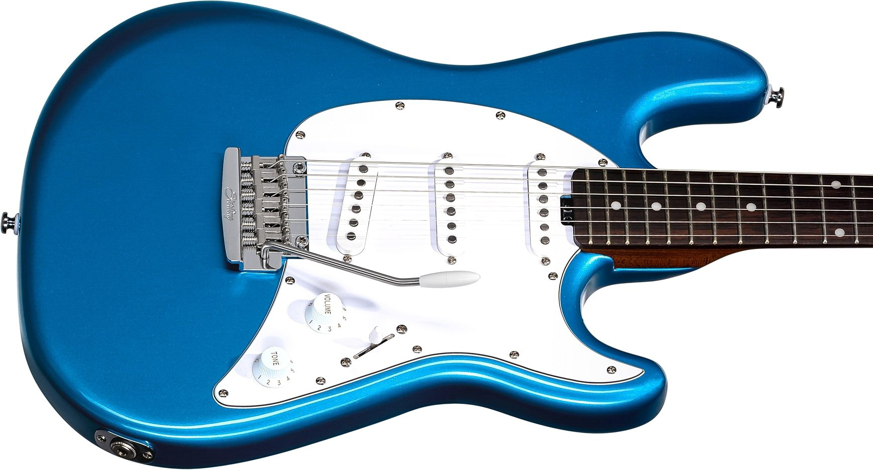 Sterling By Musicman Cutlass Ct50sss 3s Trem Rw - Toluca Lake Blue - E-Gitarre in Str-Form - Variation 2