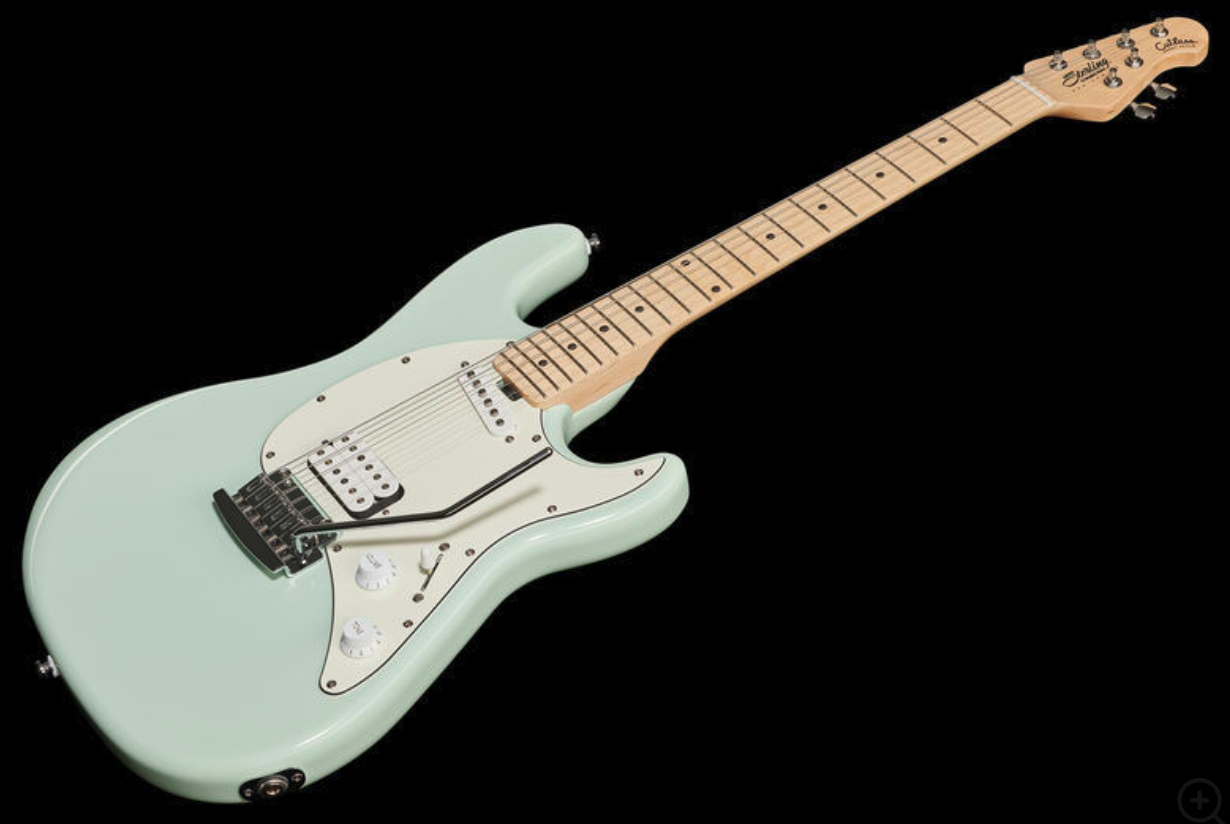 Sterling By Musicman Cutlass Short Scale Ctss30hs Trem Mn Mn - Mint Green - Elektrische Reisegitarre - Variation 2