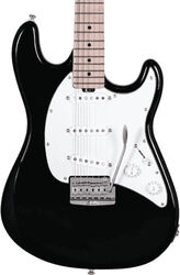 Retro-rock-e-gitarre Sterling by musicman Cutlass CT50SSS (MN) - Black