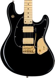 E-gitarre in str-form Sterling by musicman Jared Dines Stingray - Black gold
