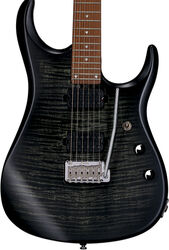 E-gitarre aus metall Sterling by musicman John Petrucci JP150 - Trans black satin