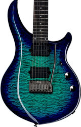 Signature-e-gitarre Sterling by musicman John Petrucci Majesty MAJ200XQM - Cerulean paradise