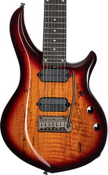 7-saitige e-gitarre Sterling by musicman John Petrucci Majesty MAJ270XSM - Blood orange burst