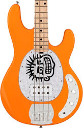 Solidbody e-bass Sterling by musicman Mike Herrera - Orange creamsicle mxpx pokinatcha