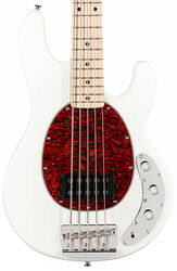 Solidbody e-bass Sterling by musicman Stingray Classic RAY25CA 5-String (MN) - Olympic white