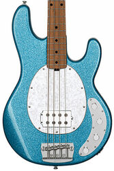 Solidbody e-bass Sterling by musicman Stingray Ray34 (MN) - Blue sparkle