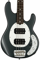 Solidbody e-bass Sterling by musicman Stingray Ray34HH (RW) - Charcoal frost