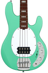 Solidbody e-bass Sterling by musicman StingRay 4 Sub Series - Seafoam Green