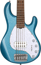Solidbody e-bass Sterling by musicman Stingray5 Ray35 (MN) - Blue sparkle