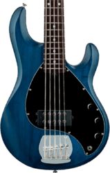 Solidbody e-bass Sterling by musicman SUB Ray5 (JAT) - Trans blue satin