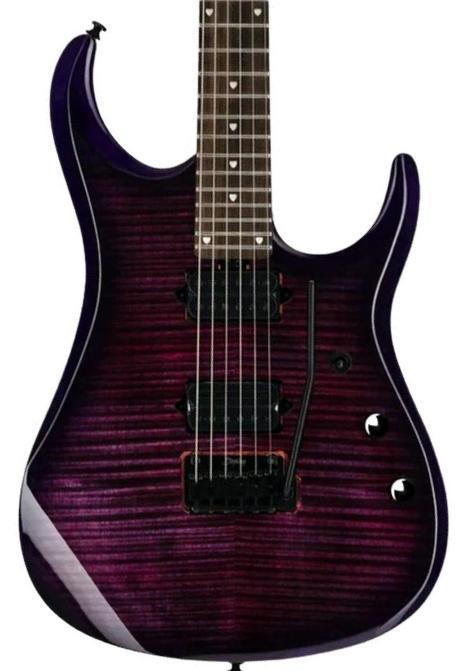 Signature-e-gitarre Sterling by musicman John Petrucci JP150DFM Dimarzio - Purple nebula
