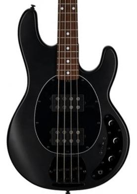 Solidbody e-bass Sterling by musicman Stingray Ray4HH 4-String (JAT) - Stealth black