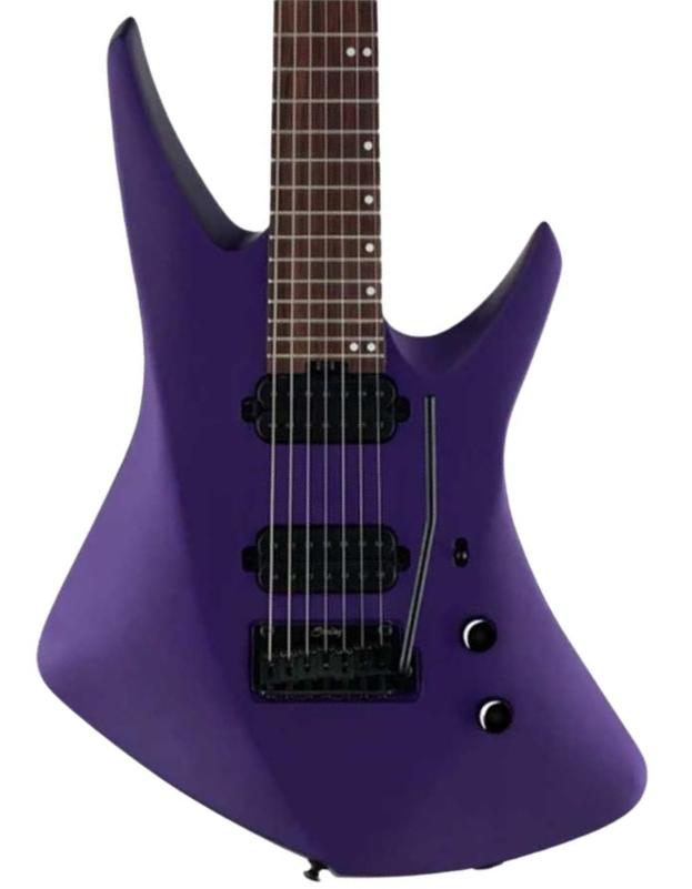 Signature-e-gitarre Sterling by musicman Tosin Abasi Kaizen 7-String - Firemist Purple Satin